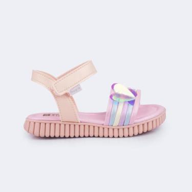 Imagem de Sandália Papete Infantil Candy Color - Pampili -, 32, Cream, Colorido
