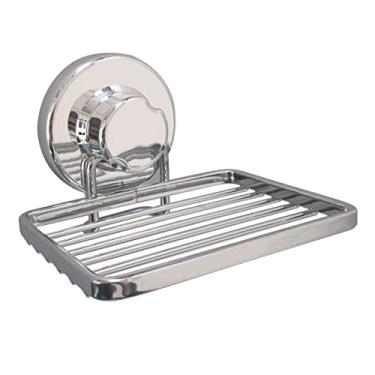 Imagem de Saboneteira Porta Sabonete com Ventosa Faciliti Suporte de Parede para Banheiro Cromado