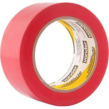 Imagem de Vonder, Fita Adesiva Para Demarcação, 48 Mm X 30 M Vermelha.