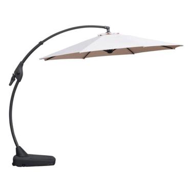 Imagem de Ombrelone Guarda-sol Lateral Alumínio C/ Base 3m Home Deluxe