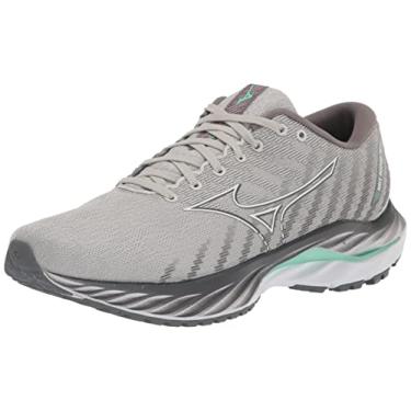 Imagem de Mizuno Tênis de corrida feminino Wave Inspire 19, Harbor Mist/Branco, 36