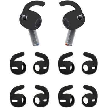 Imagem de ALXCD Fones de ouvido esportivos compatíveis com Galaxy Buds 3 SM-R530NZAFXAR, 4 pares de fones de ouvido esportivos antiderrapantes de substituição, compatíveis com Galaxy Buds 3 SM-530N 4 pares
