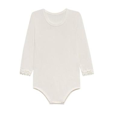 Imagem de Kit body e meia calça segunda pele bebê - EGE BABY, Palha, GG