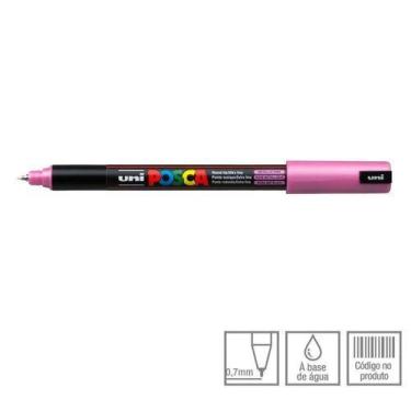 Imagem de PC-1MR  Posca Rosa Metálico Extra Fina 0.7 mm - UNI