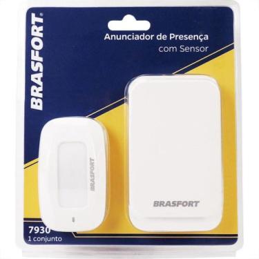 Imagem de Anunciador De Presenca Brasfort Com Sensor Branco 7930