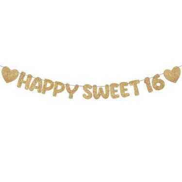 Imagem de Banner de Festa de 16 Anos - Feliz Aniversário - Decoração Fulmoon