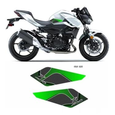 Imagem de Adesivo Protetor Kawasaki Z400 Lateral Resinado 025 - Resitank