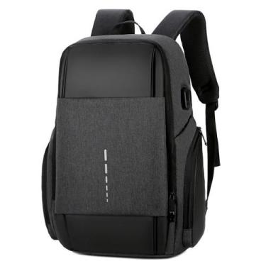 Imagem de Mochila Notebook Masculina Com Entrada USB e Fone de Ouvido Impermeáve