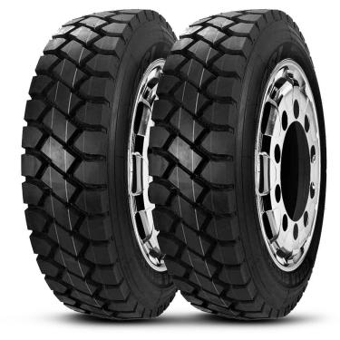 Imagem de Kit 2 Pneu Aro 22.5 295/80R22.5 Xbri 152/149K Forza Block