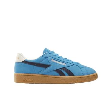 Imagem de Reebok Tênis unissex adulto Club C Grounds UK, Recovery Blue/Vector Navy/Gum, 14.5 Women/13 Men