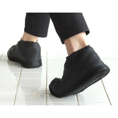 Imagem de Capa Chuva Protetor De Silicone Para Sapato Calçado Tênis Impermeável 