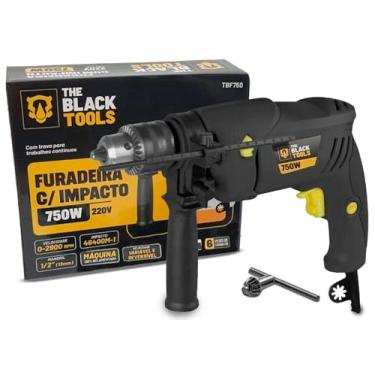 Imagem de Furadeira De Impacto Profissional 1/2 Pol 13mm 750w 220v Tbf750 The Black Tools