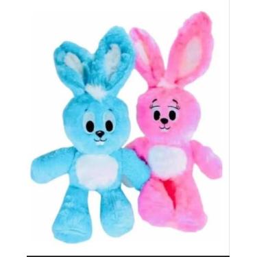 Imagem de Pelucia Coelho Casal Grande 40 Cm - Soberana Brinquedos