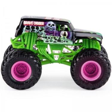 Imagem de Mini Veículo Figura 1:64 Monster Jam New Grave Digger -Sunny