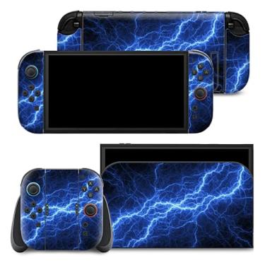 Imagem de Skin Sticker Compatible with Nintendo Switch 2, Decorative Vinyl Decal Cover for Console, Joy-Cons, Dock and Charger (Blue)