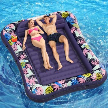 Imagem de Espreguiçadeira de bronzeamento para piscina Float OKSUWATER 87 x 63 cm com apoio de cabeça