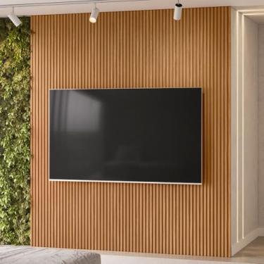 Imagem de Painel para TV Até 85 Polegadas Ripado 100% Mdf Nature Fosco - Linea Brasil