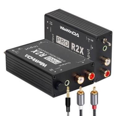 Imagem de Isolador de ruído WiSwinda RCA Audio Zumbido Eliminator