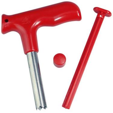 Imagem de Fura Coco Inox Furador Perfurador Manual Abridor Reforçado - JLK PLAST