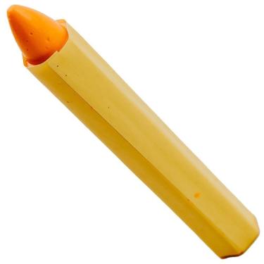 Imagem de Giz Para Borracha Profissional Amarelo Sextavado 110 X 12