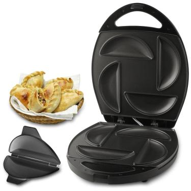 Imagem de Máquina para Fazer Empanada com Molde Prensa, 4 Un por Vez, 110V 1000W, FineMade, Preta