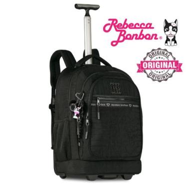 Imagem de Mochila com Rodinha Rebecca Bonbon Sweet Original Nova Coleção Cor:Pre