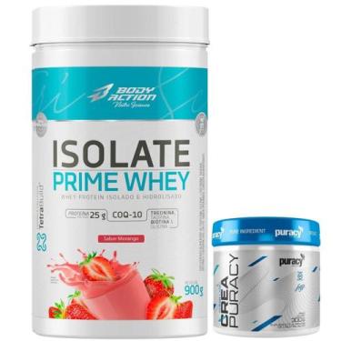 Imagem de Combo Whey Prime Isolate 900g + Creatina Crea Puricy 150g Sabor, taman