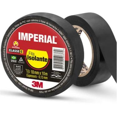 Imagem de Fita Isolante Imperial Slim 18mm x 10m 10un - 3M