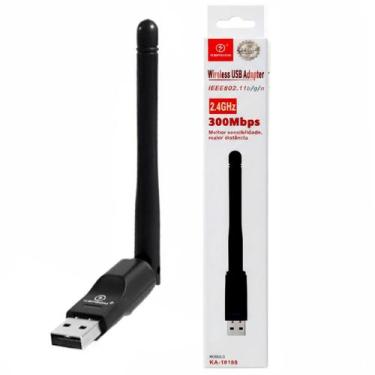 Imagem de Placa Wifi USB Conectar PC Note Computador na Rede Sem Fio Homologada 