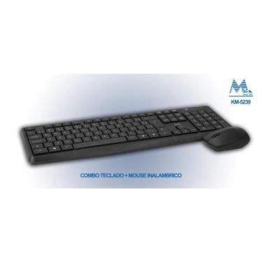 Imagem de Teclado e mouse Mtek KM-5239 Wireless 1200DPI Portugues