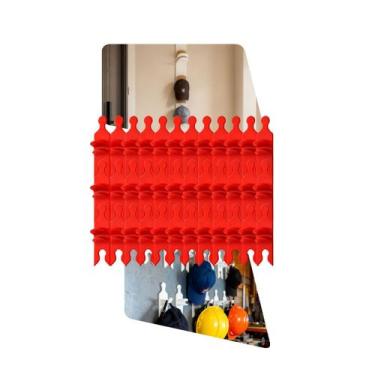 Imagem de Kit 6 Suporte Organizador de Bonés De Parede Vertical Porta Bonés Mode