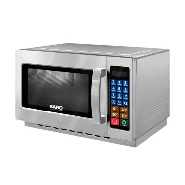 Imagem de Micro-ondas Bancada Saro MC22 34L 1000W Função X2 Cozimento Duplo Inox 55CM 220V