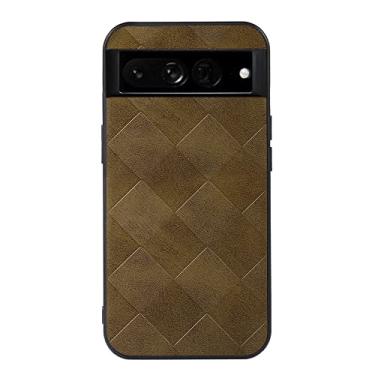Imagem de YUNCHAO Caixa de telefone Para Google Pixel 7 Pro 5G Weave Plaid Pho Phone Case capa para celular