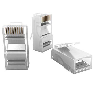 Imagem de Conector Sohoplus, Dispositivos de Conexão em Rede, 500 plugs, Transparente