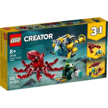 Imagem de Lego Creator 3 Em 1 Missão Do Tesouro Afundado 31130