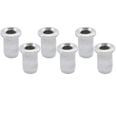 Imagem de Musiclily Pro 4mm Buchas Cordas de Aço Superiores para Guitarra, Cromada(6 Peças)