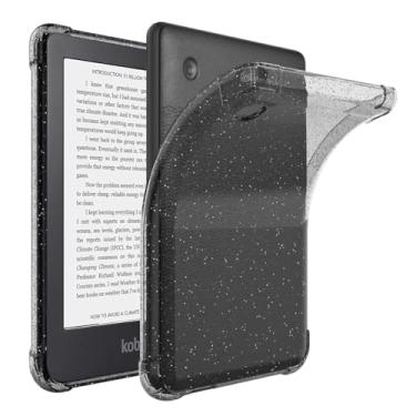 Imagem de Capa para Kobo Clara Cor/Clara BW/Compatível com eReader Kobo Clara 2E 15.2 cm Capa Transparente/Capa Clara 2E/Capa Clara BW/Capa Cor Clara, Preto Transparente