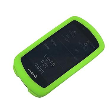 Imagem de eachy.i Capa compatível com Garmin Edge 1030 / Garmin Edge 1030 Plus, capa protetora de silicone para Garmin Edge 1030 / 1030 Plus Navegação GPS (verde)