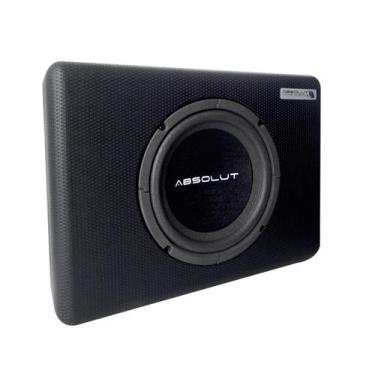 Imagem de Caixa De Som Amplificada Automotiva Slim Sub 8 Polegadas - Corzus Abso
