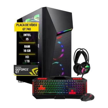 Imagem de Pc Gamer Chrono i5 Memória 16Gb Hd 1Tb Gt740 Fonte 500w - AMORIM SHOP