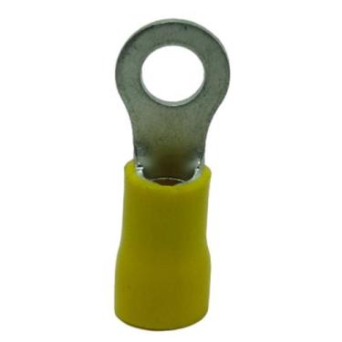 Imagem de Terminal Compressão Tipo Anel 4 Mm A 6 Mm Simples C/ Capa Plastica Ama