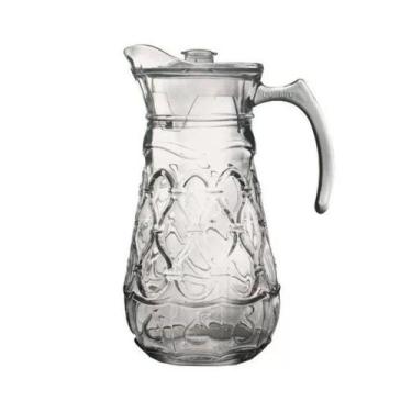 Imagem de Jarra De Vidro Com Tampa suco drinks agua saborizada 1,5 l - São Paulo