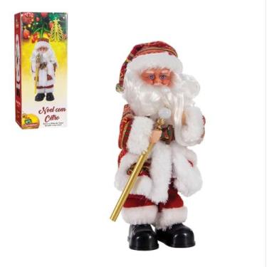 Imagem de Papai Noel Musical Com Cedro 43X8Cm - ART CHRISTMAS