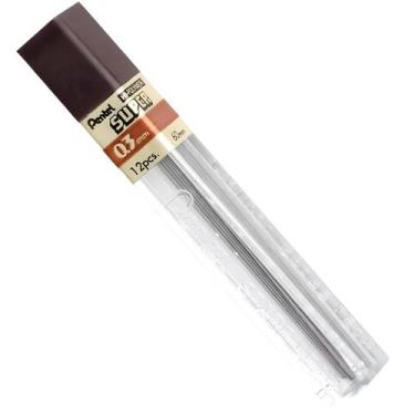 Imagem de Tubo Mina Grafite Hi-polymer Super Pentel 0.3Mm 2h com 12 Un.