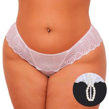 Imagem de Calcinha Plus Size Tailandesa Master Tallyta - Yaffa, Branco
