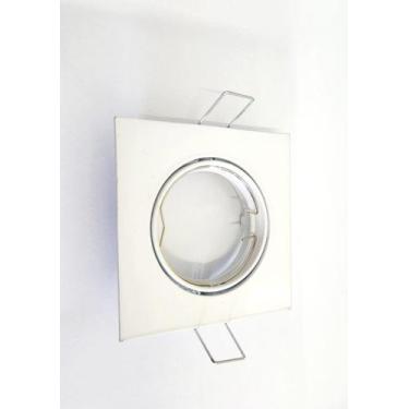 Imagem de Kit 10 Spot Para Lampada Dicroica Lindo Direncionavel Embutir Quadrado