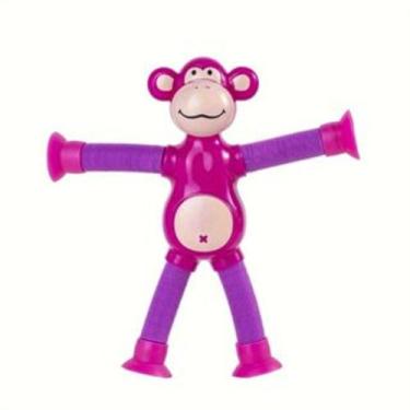 Imagem de Brinquedo Educativo Macaco com LED e Chocalho - Diversão Garantida! - 