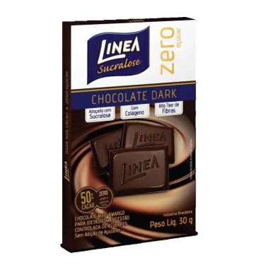 Imagem de Barra de Chocolate Linea Dark Zero Açúcar 30g