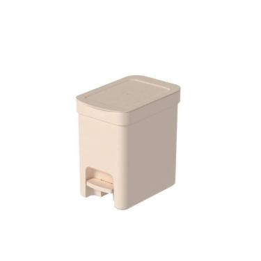 Imagem de Lixeira Com Pedal Trium 6 L Bege Ou