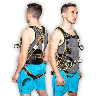 Imagem de Arnês para Kiting Harness, Arnês para Kitesurf, Arreio para Kite Surfing, Equipamento para Kitesurf, Asas de Pilot Power Kite, Asas Paraglider Wing, Arnês para Treino de Kite para Manuseio de Chão